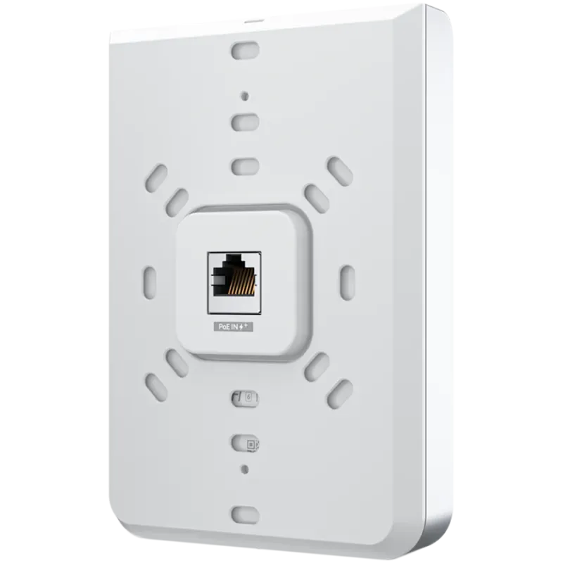 UniFi6 In-Wall. Wall-mounted WiFi 6 access point with a built-in PoE switch. - 1