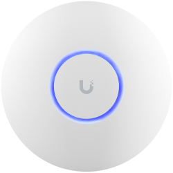 UBIQUITI U6+, WiFi 6, 4 spatial streams, 140 m² (1,500 ft²) coverage, 300+ connected devices, Powered using PoE, GbE uplink. - 2