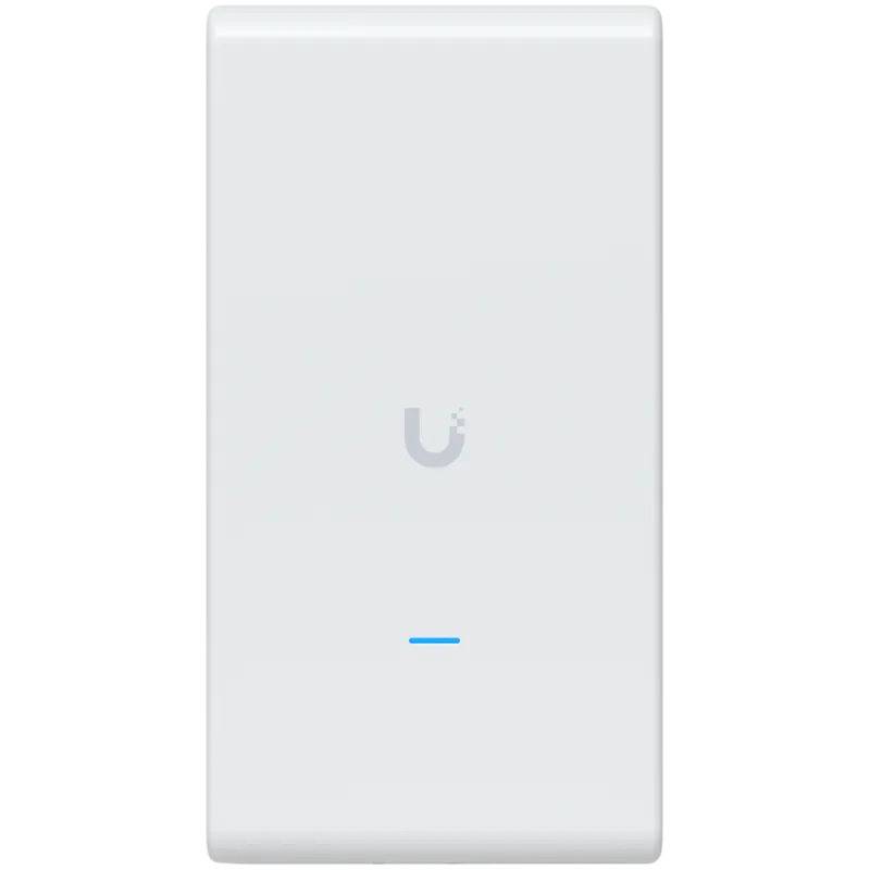 Ubiquiti U6-Mesh-Pro-EU Indoor/outdoor WiFi 6 AP with 4 spatial streams, an integrated super antenna, and a gigabit passthrough 
