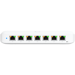 Ubiquiti USW-Ultra-210W-EU compact, Layer 2, 8-port GbE PoE switch with versatile mounting options, 7x GbE PoE+ output ports, Gb