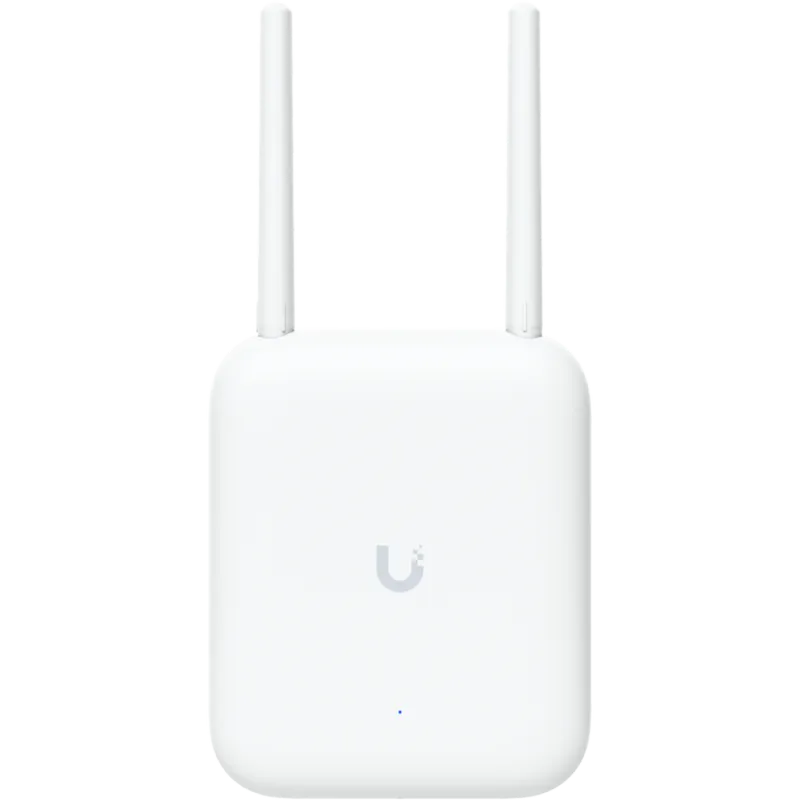 Ubiquiti U7-Outdoor All-weather WiFi 7 AP with 4 spatial streams, an integrated directional super antenna, and versatile mountin
