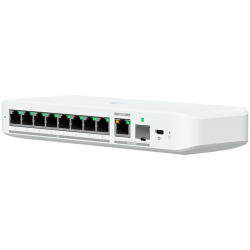 Ubiquiti switch USW-Flex-2.5G-8-EU 8-port 2.5 GbE ports, 10 GbE PoE+ input port for power / SFP+ port combo - 6