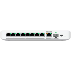 Ubiquiti switch USW-Flex-2.5G-8-EU 8-port 2.5 GbE ports, 10 GbE PoE+ input port for power / SFP+ port combo - 7