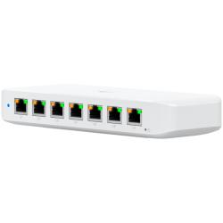 Ubiquiti USW-Ultra-60W Layer 2, 8-port GbE PoE switch: 7x GbE PoE+ output ports, GbE port with optional PoE++ input - 6