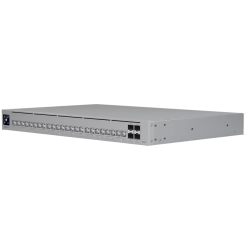 Ubiquiti Layer 3 Etherlighting switch USW-PRO-HD-24-EU, (22) 2.5 GbE, (2) 10 GbE ports, (4) 10G SFP+ ports. DC power backup read