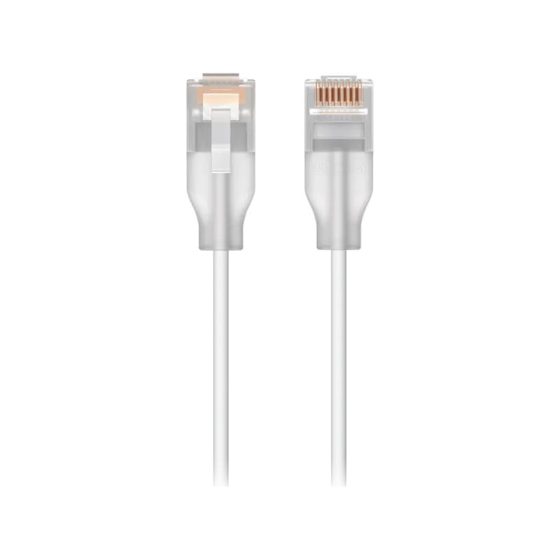Ubiquiti UACC-Cable-Patch-EL-0.15M-W UniFi Etherlighting Patch Cable, Translucent booted RJ45 for optimal Etherlighting brightne