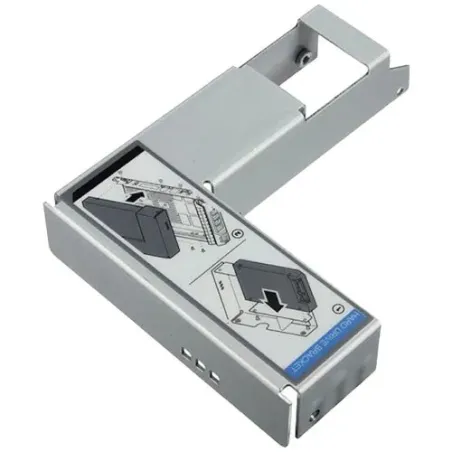 Hard Drive Bracket Converter 2.5" to 3.5". Install a 2.5" SATA/SAS/SSD drive in the 3.5" Tray - 1