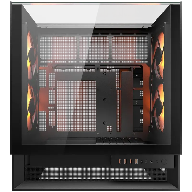 COUGAR OmnyX PC Case, Mid Tower, Black - 1