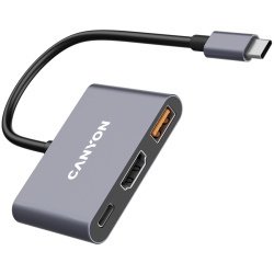 CANYON hub DS-4 3in1 USB-C Grey - 8