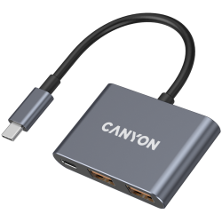CANYON hub DS-3 3in1 USB-C Dark Grey - 6