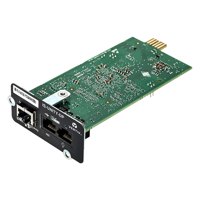 Vertiv 10/100 Mbit Ethernet SNMP, Device Web Page, with MIB and configuration cable - 1