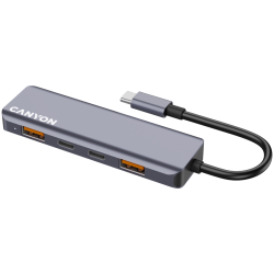 CANYON hub DS-18 5in1 USB-C Grey - 6