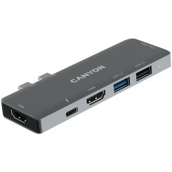 CANYON hub DS-5 7in1 Thunderbolt 3 Space Grey - 8