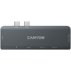 CANYON hub DS-5 7in1 Thunderbolt 3 Space Grey - 9