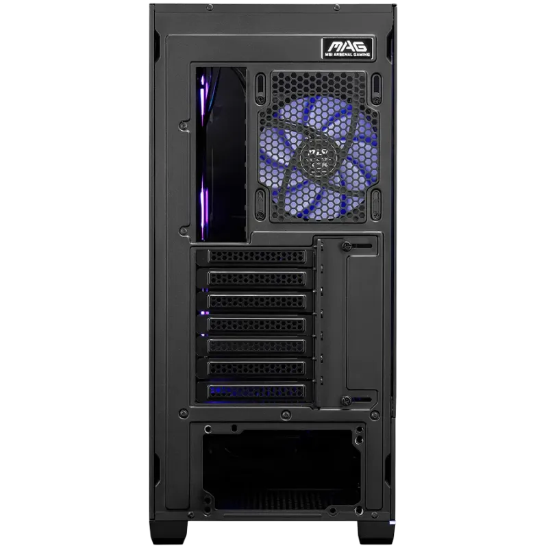 MSI MAG PANO 110R PZ, Mid-Tower, ATX/M-ATX/ITX, 2x USB 3.2, 1x USB Type-C 20Gbs, 1x Audio/Mic, LED Button, ARGB Hub, 4x 120mm AR