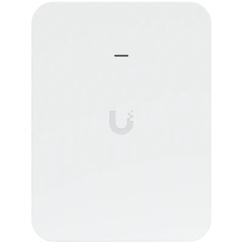 Ubiquiti U7-Pro-Wall mounted WiFi 7 AP with 6 spatial streams and 6 GHz support tailored for home builders with seamless install