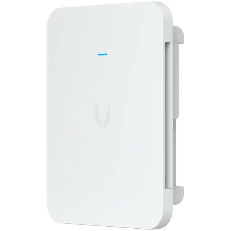 Ubiquiti U7-Pro-Wall mounted WiFi 7 AP with 6 spatial streams and 6 GHz support tailored for home builders with seamless install