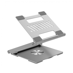 Canyon Laptop stands with hub, TYPE C F to HDMI2.0+2USB3.0+USBC3.0+RJ45+PD, TYEP C TO C cable 1m white with Emarker: HUSB332A, M