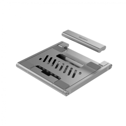 Canyon Laptop stands with hub, TYPE C F to HDMI2.0+2USB3.0+USBC3.0+RJ45+PD, TYEP C TO C cable 1m white with Emarker: HUSB332A, M