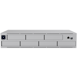 Ubiquiti UNAS-Pro-EU 2U rack-mount NAS with (7) 2.5/3.5" drive bays and 10 Gbps performance designed for large-scale file storag