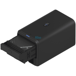 Ubiquiti UniFi UNAS-2-W-EU Network Attached Storage with (2) 3.5inch HDD bays, 2.5 GbE networking, USB-C connectivity, and an in