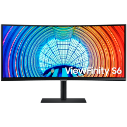 Monitor LED Samsung LS34C652UAUXEN HRM S65UC, 34" UWQHD Curved 1000R 21:9 (3440x1440) VA 100Hz, 350 cd/㎡, 3000:1, HDR10, 5ms, 17