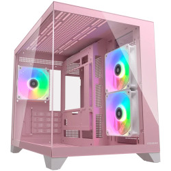 COUGAR FV150 Mini RGB PC Case, Mid tower, Pink - 1