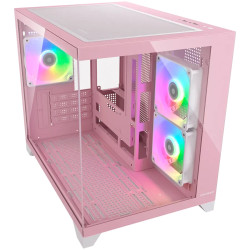 COUGAR FV150 Mini RGB PC Case, Mid tower, Pink - 2