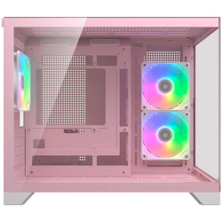 COUGAR FV150 Mini RGB PC Case, Mid tower, Pink - 4