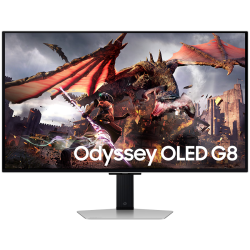 Monitor LED Samsung LS32DG802SUXDU G80SD Gaming, 32" UHD Flat 16:9 (3840x2160) OLED 240z, 250 cd/㎡, 1000000:1, 0.03ms, 178/178, 