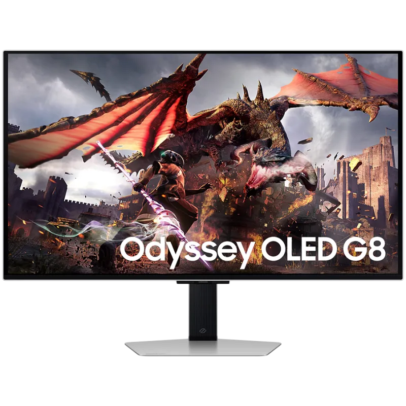 Monitor LED Samsung LS32DG802SUXDU G80SD Gaming, 32" UHD Flat 16:9 (3840x2160) OLED 240z, 250 cd/㎡, 1000000:1, 0.03ms, 178/178, 