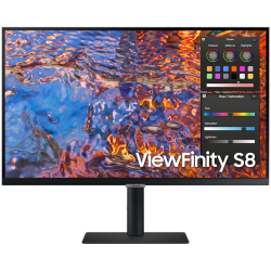 Monitor LED Samsung LS27B800PXPXEN HRM S80PB, 27" UHD FLAT 16:9 (3840x2160) IPS 60Hz, 350 cd/㎡, 1000:1, HDR400, 5ms, 178/178, 1x