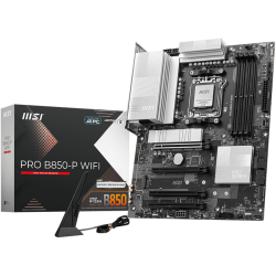 MSI PRO B850-P WIFI, ATX, Socket AM5, 4x DDR5 Dual Channel DDR5 up to 8200(OC)MHz, 4x PCIe 3.0 16 slots, 3x M.2 slots, 4x USB 2.
