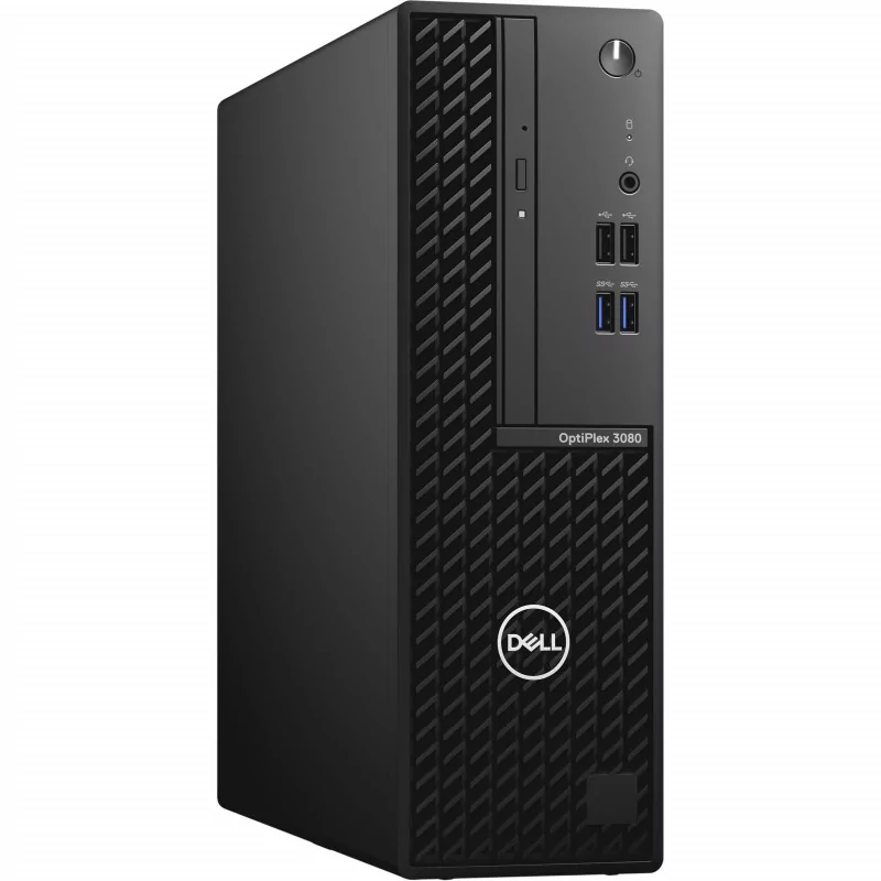 Dell OptiPlex 3080 SFF, Intel Core i3-10105 (4 Cores/6MB/8T/3.7GHz to 4.4GHz/65W), 8GB (1x8GB) DDR4, 256GB PCIe NVMe, Integrated