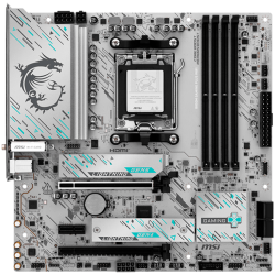 MSI B850M GAMING PLUS WIFI, mATX, Socket AM5, 4x DDR5 Dual Channel DDR5 up to 8200(OC)MHz, 2x PCIe x16 slot, 2x M.2 slot, 3x USB