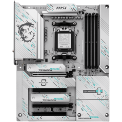 MSI B850 GAMING PLUS WIFI PZ, ATX, Socket AM5, Back Connectors, 4x DDR5 Dual Channel DDR5 up to 8200(OC)MHz, 4x PCIe x16 slot, 3