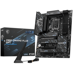 MSI Z890 GAMING PLUS WIFI LGA 1851, Dual Channel DDR5 up to 9200(OC)MHz, 3x PCIe x16 slots, 4x M.2 slot, 4xUSB 2.0, 2xUSB 5Gbps 