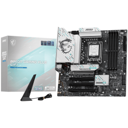 MSI PRO B860M GAMING PLUS WIFI, mATX, LGA 1851, 4x DDR5 Dual Channel DDR5 up to 8600(OC)MHz, 4x PCIe x16 slot, 3x M.2 slot, 2x U