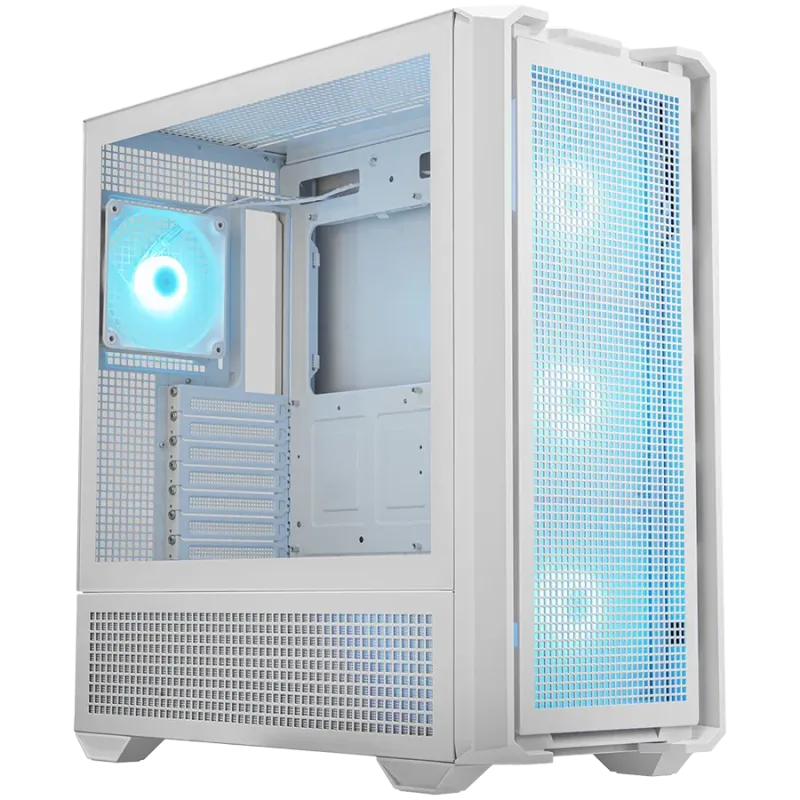 COUGAR MX600 PC Case, Mid Tower, White - 1
