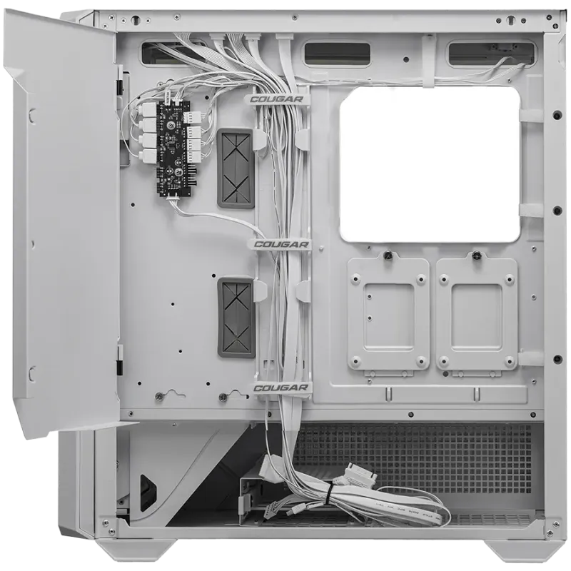 COUGAR MX600 PC Case, Mid Tower, White - 1