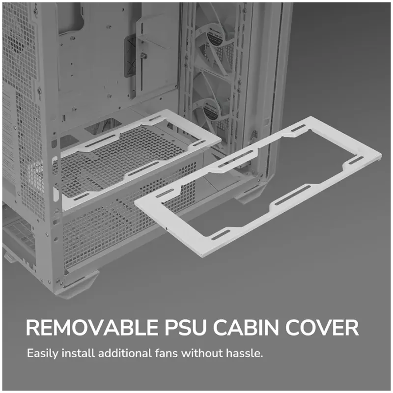 COUGAR MX600 PC Case, Mid Tower, White - 1