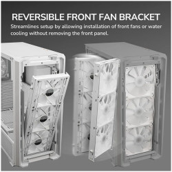 COUGAR MX600 PC Case, Mid Tower, White - 17