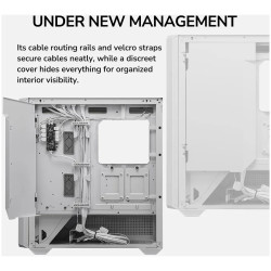COUGAR MX600 PC Case, Mid Tower, White - 19