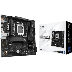 ASROCK MB Desktop B860M Pro-A, S.1851, 4x DDR5, 1x PCIe 5.0 x16, 1x PCIe 4.0 x4, 1x Blazing M.2, 2x Hyper M.2, 4x SATA3, 2x USB-