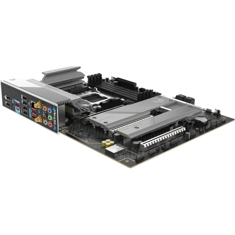 SAPPHIRE AMD B850 AM5 NITRO+ Ryzen R9/R7/R5, 4x DDR5 8000MHz, PCIE 5, 1x M.2 Gen5, 2x M.2 Gen4, LAN 2.5 Gbps, WIFI7, USB, ATX - 