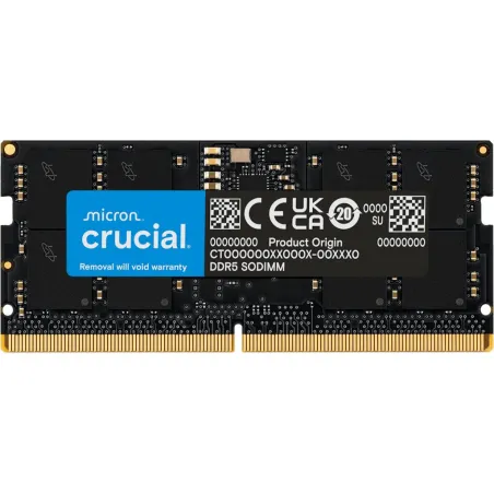 Crucial 8GB DDR5-5600 SODIMM CL46 (16Gbit) Tray - 1