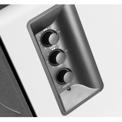 Edifier R1280T 2.0 Bookshelf Speakers, RCA, 0.5-inch Tweeters, 4-inch Drivers, 42W (RMS), Control Knobs and Remote Control, Whit