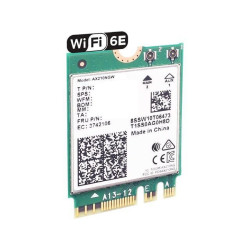 Intel Wi-Fi 6E AX210 (Gig+), 2230, 2x2 AX R2 (6GHz)+BT, No vPro - 1