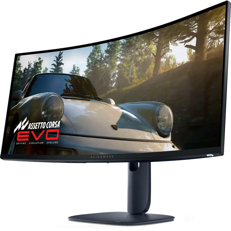 Monitor LED Alienware AW3425DW 34.2", 3440x1440, UW-QHD, 240Hz, QD-OLED AG, 21:9, 1.5m:1, 250 cd/m2 / 1000 cd/m2, 0.03ms GTG, 17