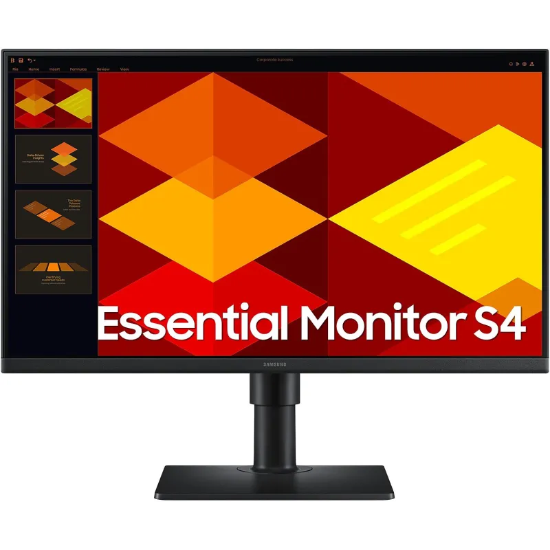 Monitor LED Samsung LS24D406GAUXEN S40GD, 24" FHD FLAT 16:9 (1920x1080) IPS 100Hz, 250 cd/m2, 1000:1, 5ms, 178/178, 1xDP 2xHDMI,